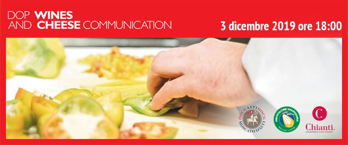 DOP Wines and Cheese Communication: L'utilizzo dei prodotti in cucina, ricette con lo chef, con degustazione
